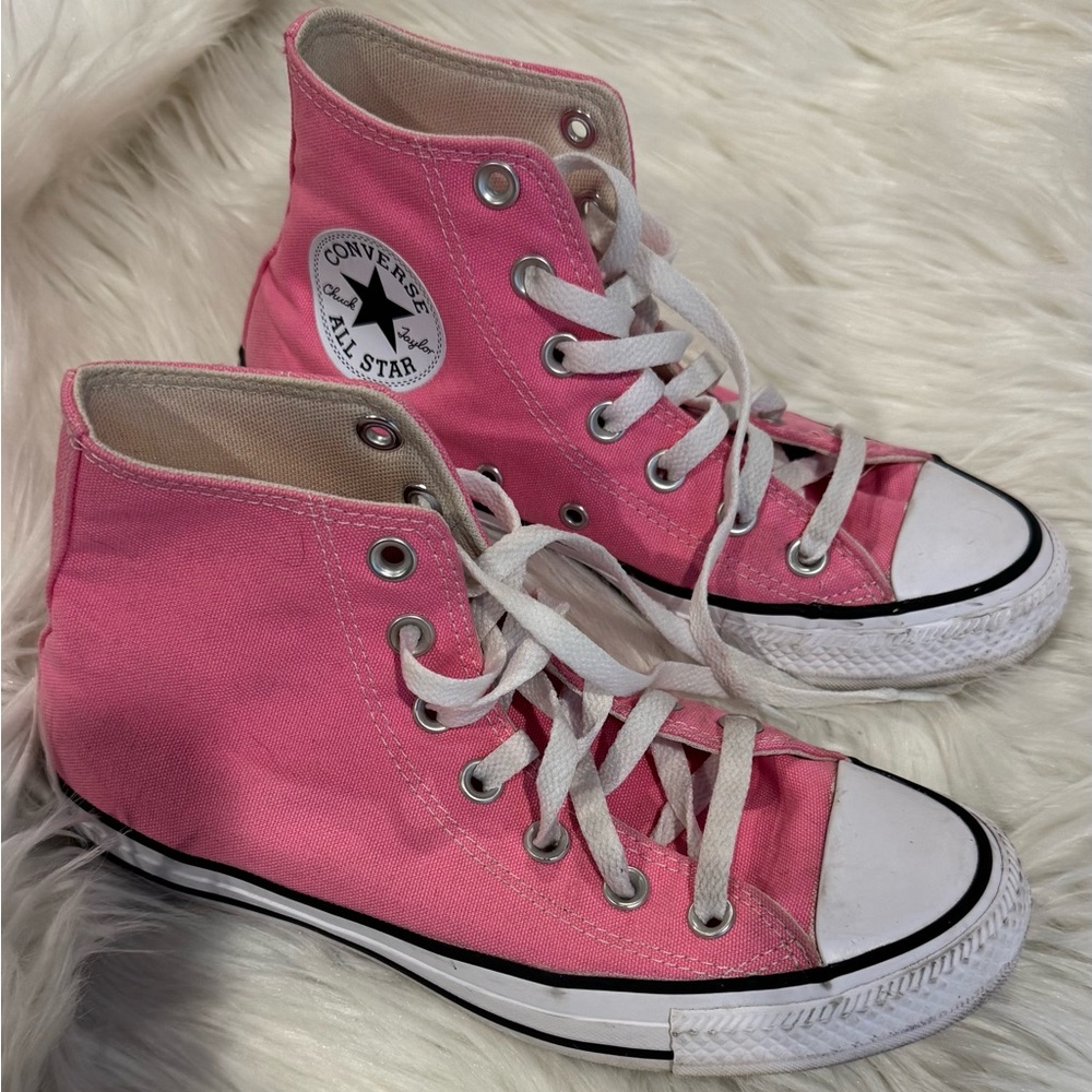Converse All Star Pink Canvas Sneakers Sz: 6.5